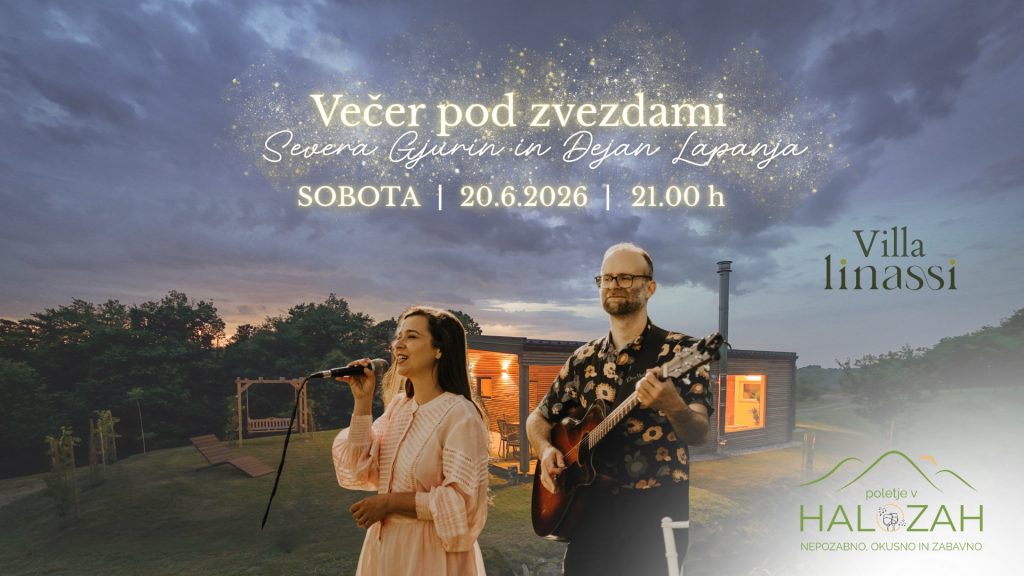 Večer pod zvezdami – Severa Gjurin in Dejan Lapanja