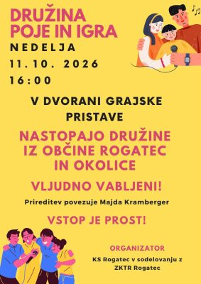 Družina poje in igra